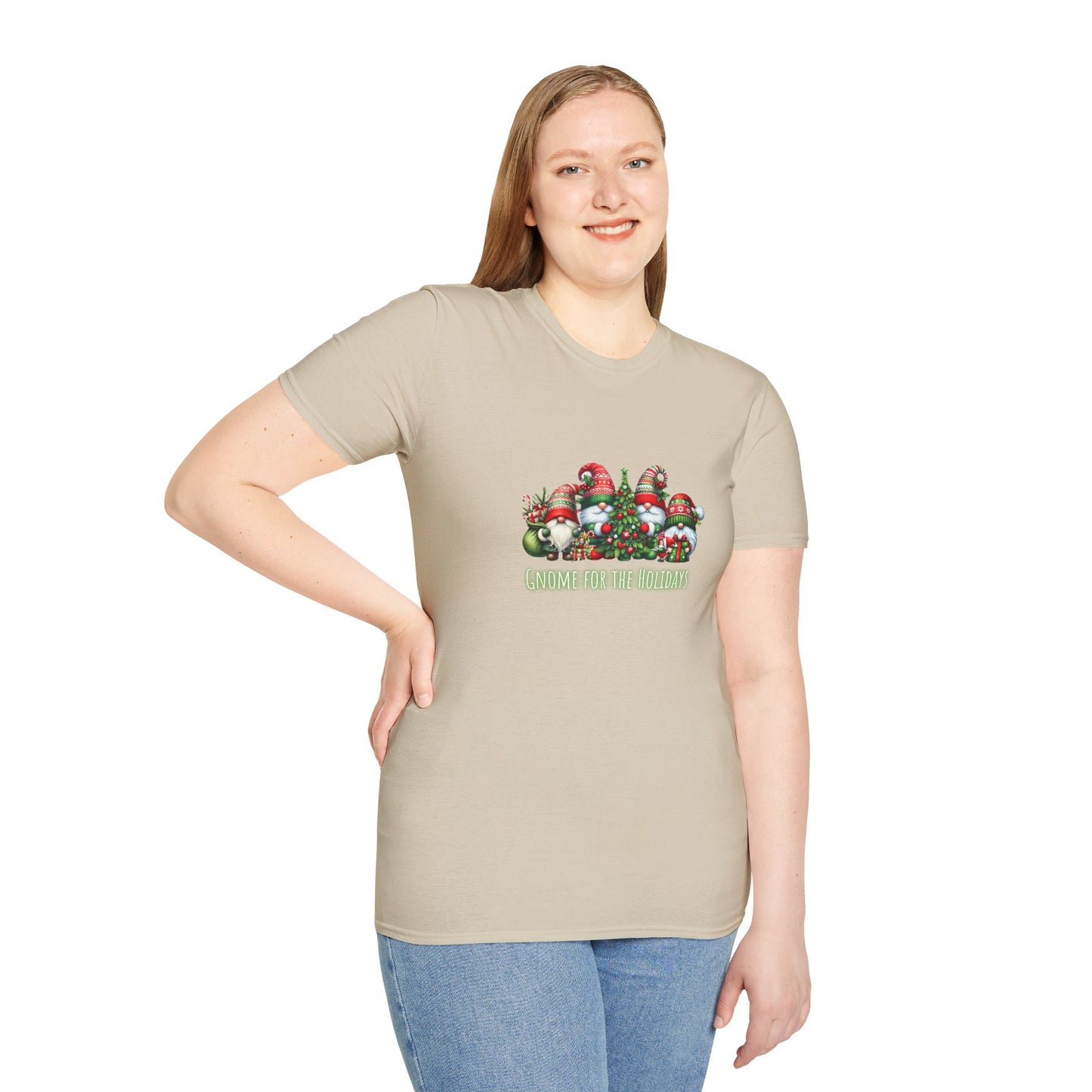 Gnome for the holidays - Unisex Softstyle T-Shirt