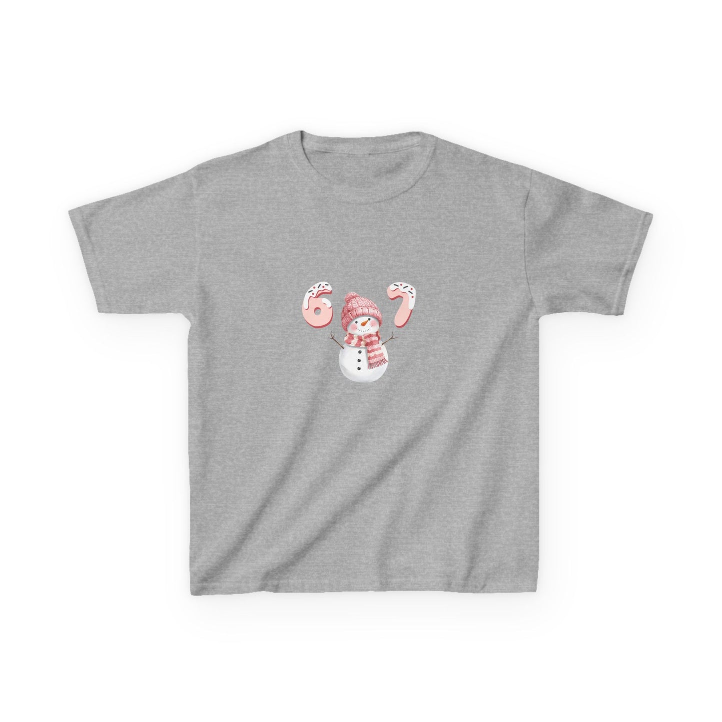 Snowman 6-7 - Youth/Kids Heavy Cotton Tee