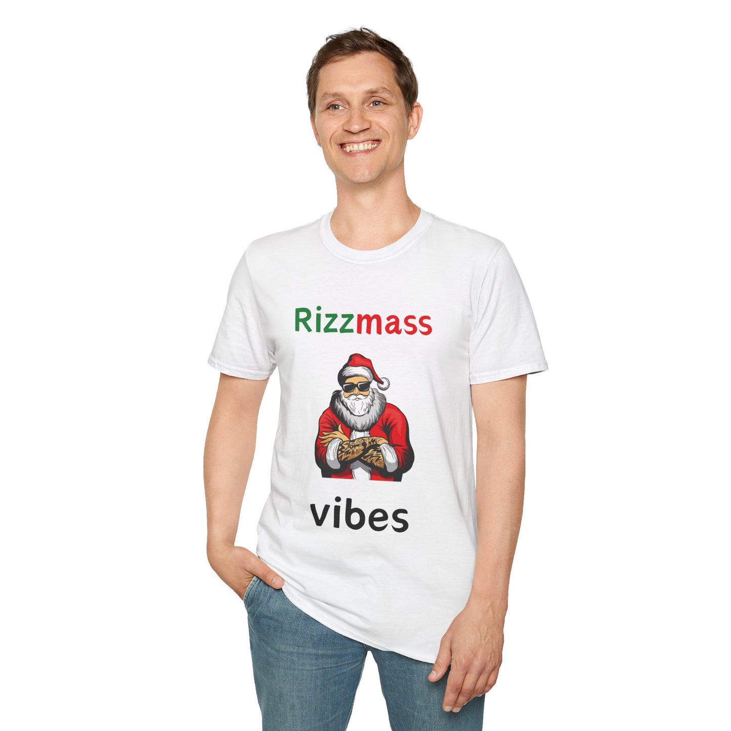 Rizzmass Vibes - Christmas - Unisex Softstyle T-Shirt