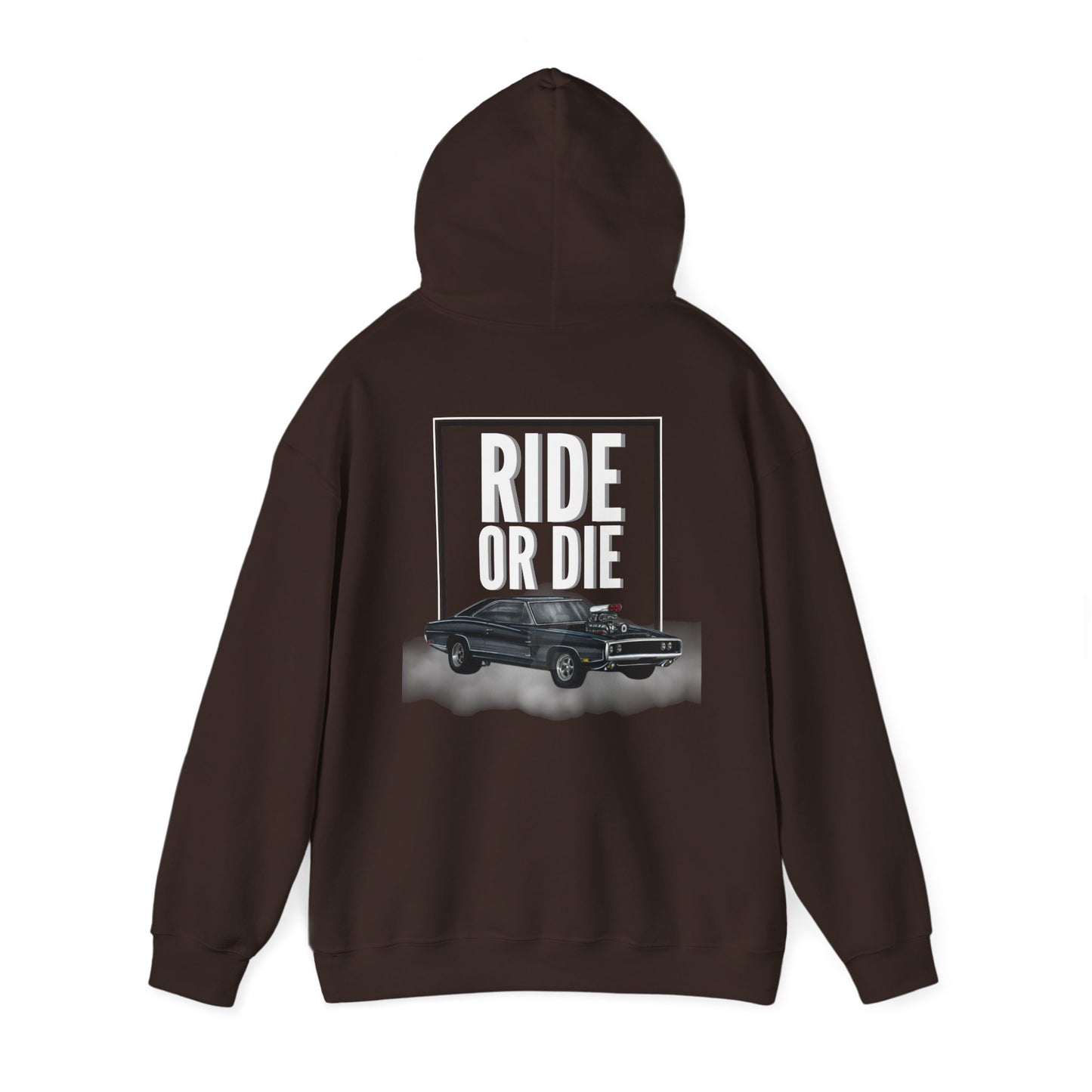 Ride or Die (printed on back) - Modern Vibes - Unisex Heavy Blend™ Hooded Sweatshirt