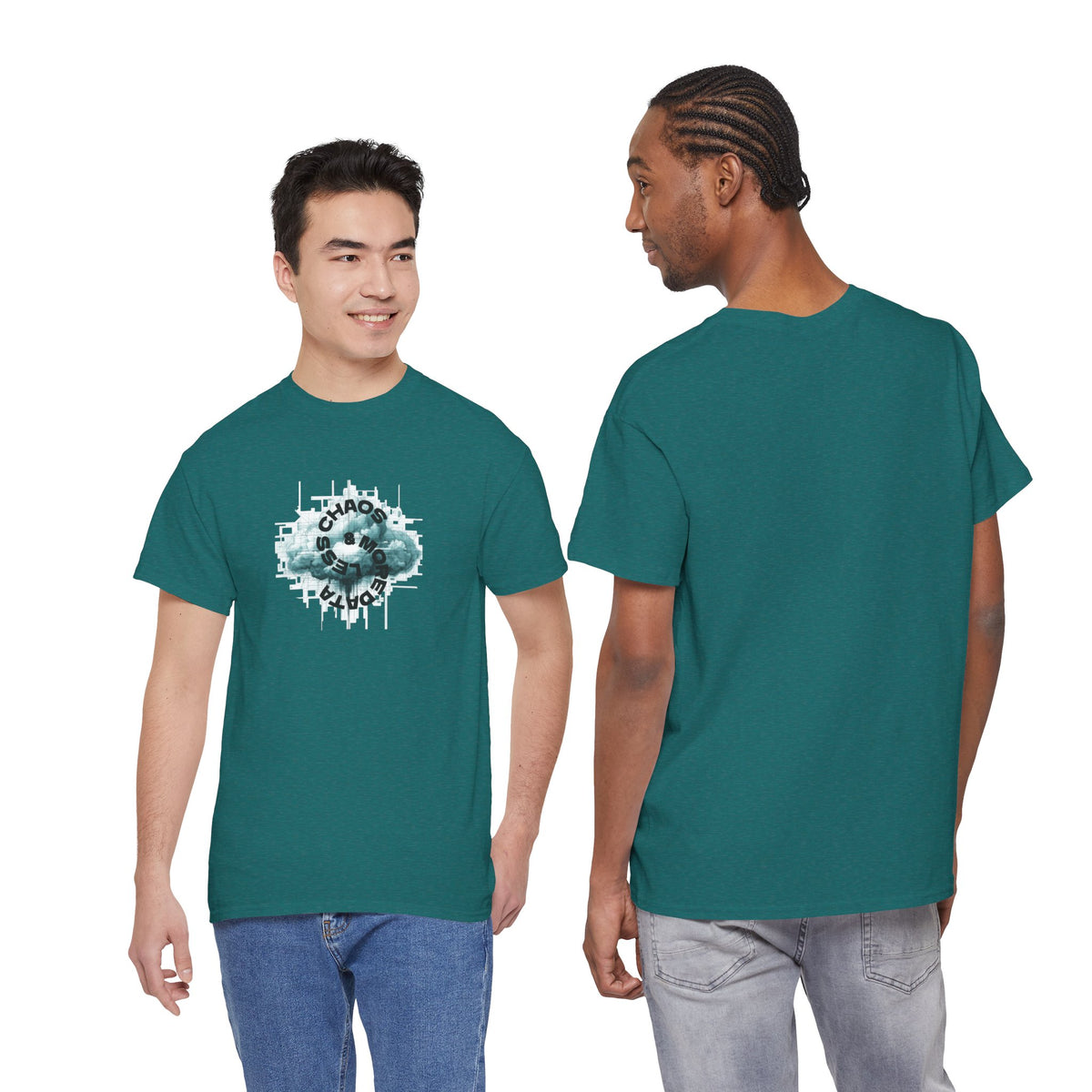 Less Chaos, More Data - Unisex Heavy Cotton Tee
