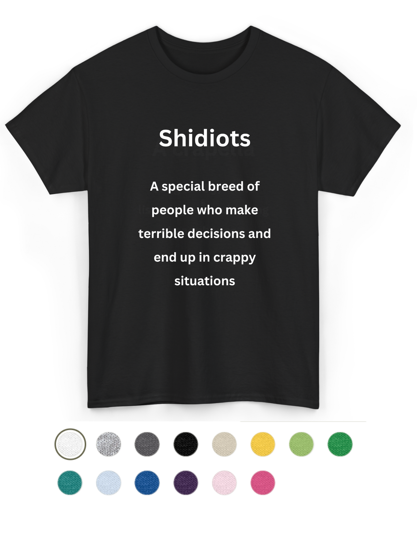 Shidiots - Urban Words - Unisex Heavy Cotton Tee
