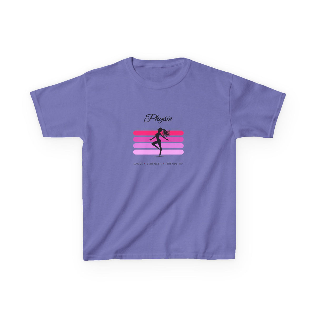 Physie. Dance. Strength. Friendship (pink) - Youth / Kids Heavy Cotton™ Tee