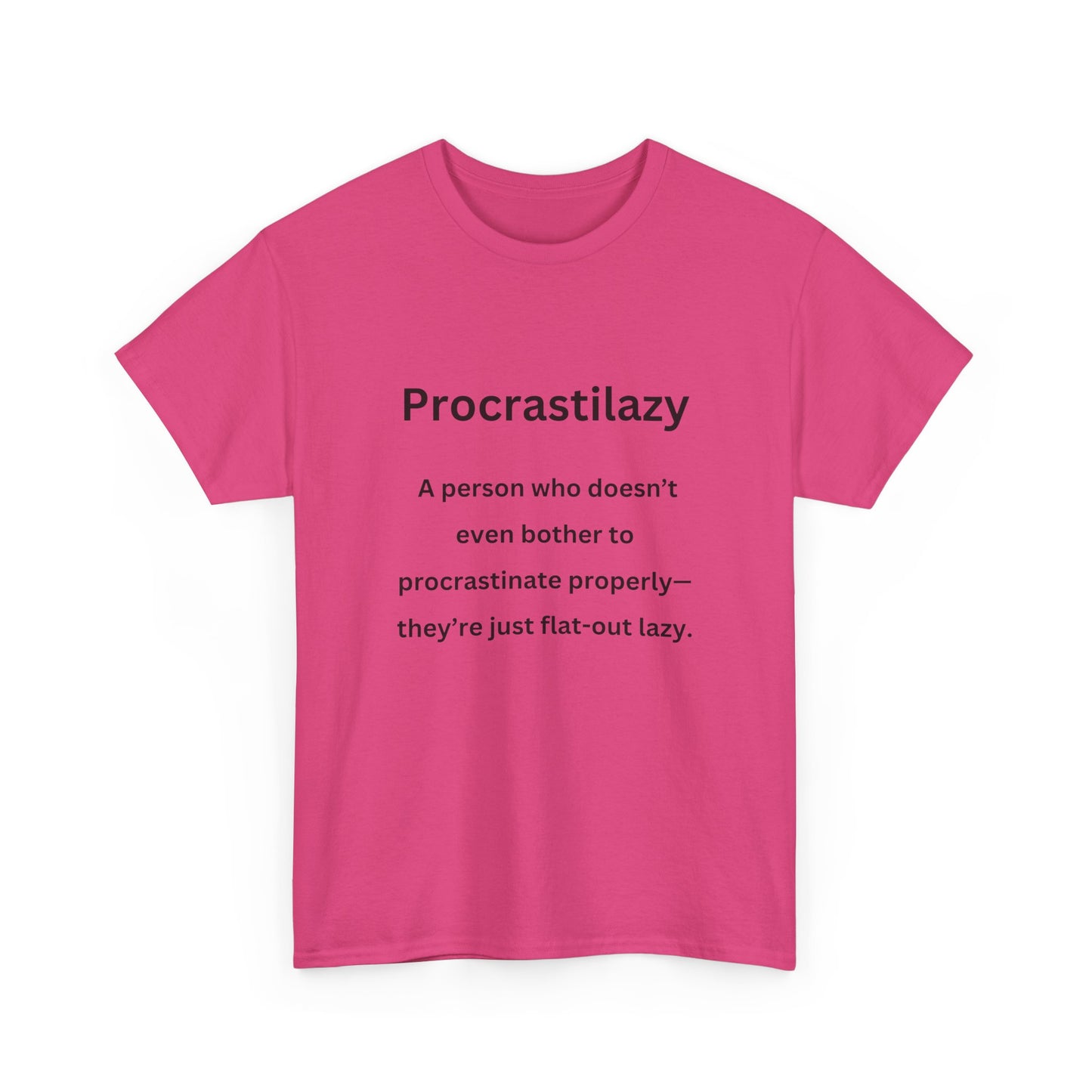 Procrastilazy - Urban Words - Unisex Heavy Cotton Tee