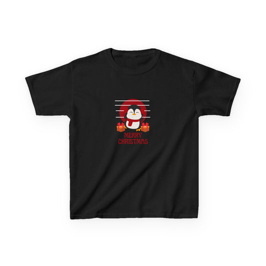 Merry Penguin - Youth/Kids Heavy Cotton Tee