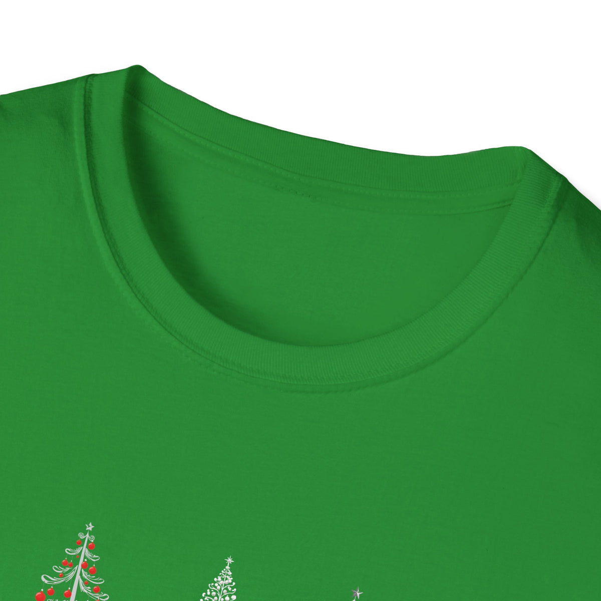 Christmas Trees (silver) - Unisex Softstyle T-Shirt