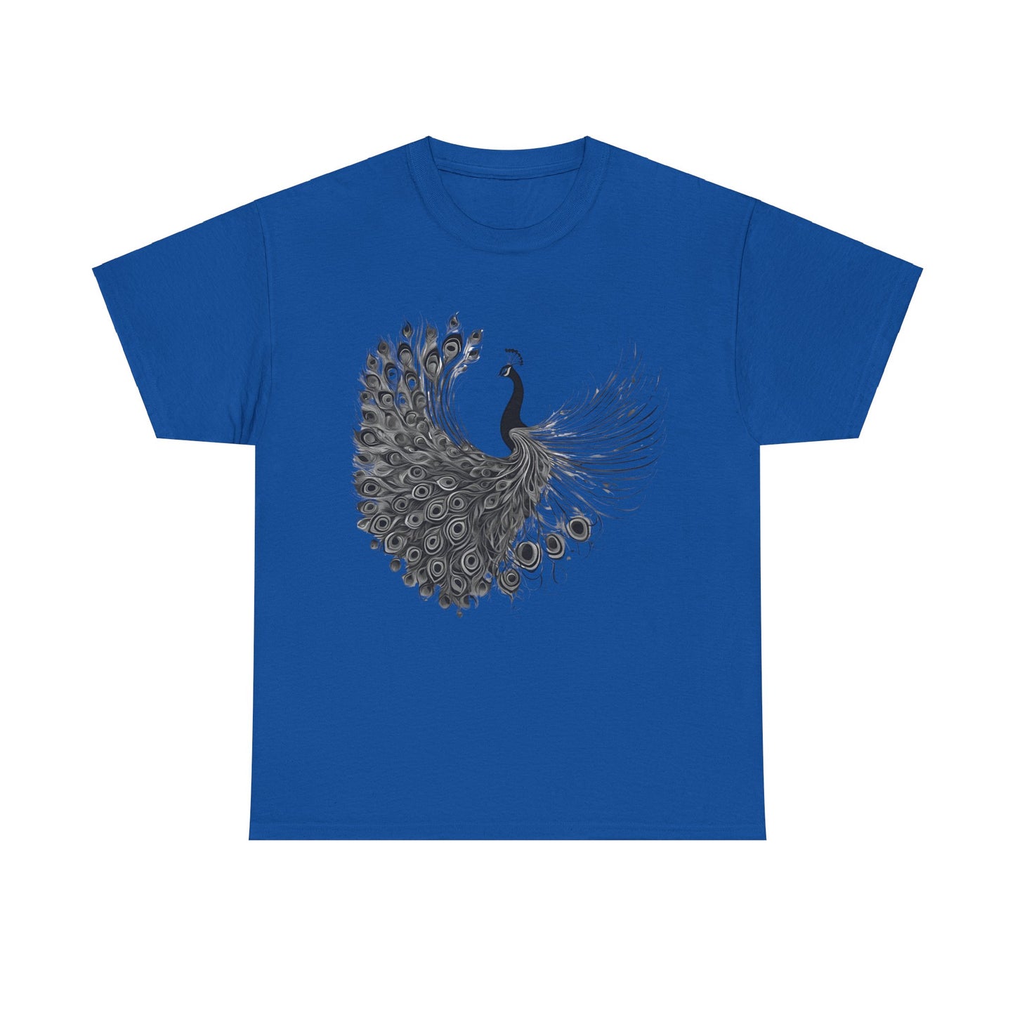 Peacock - Statement Graphic - Unisex Heavy Cotton Tee