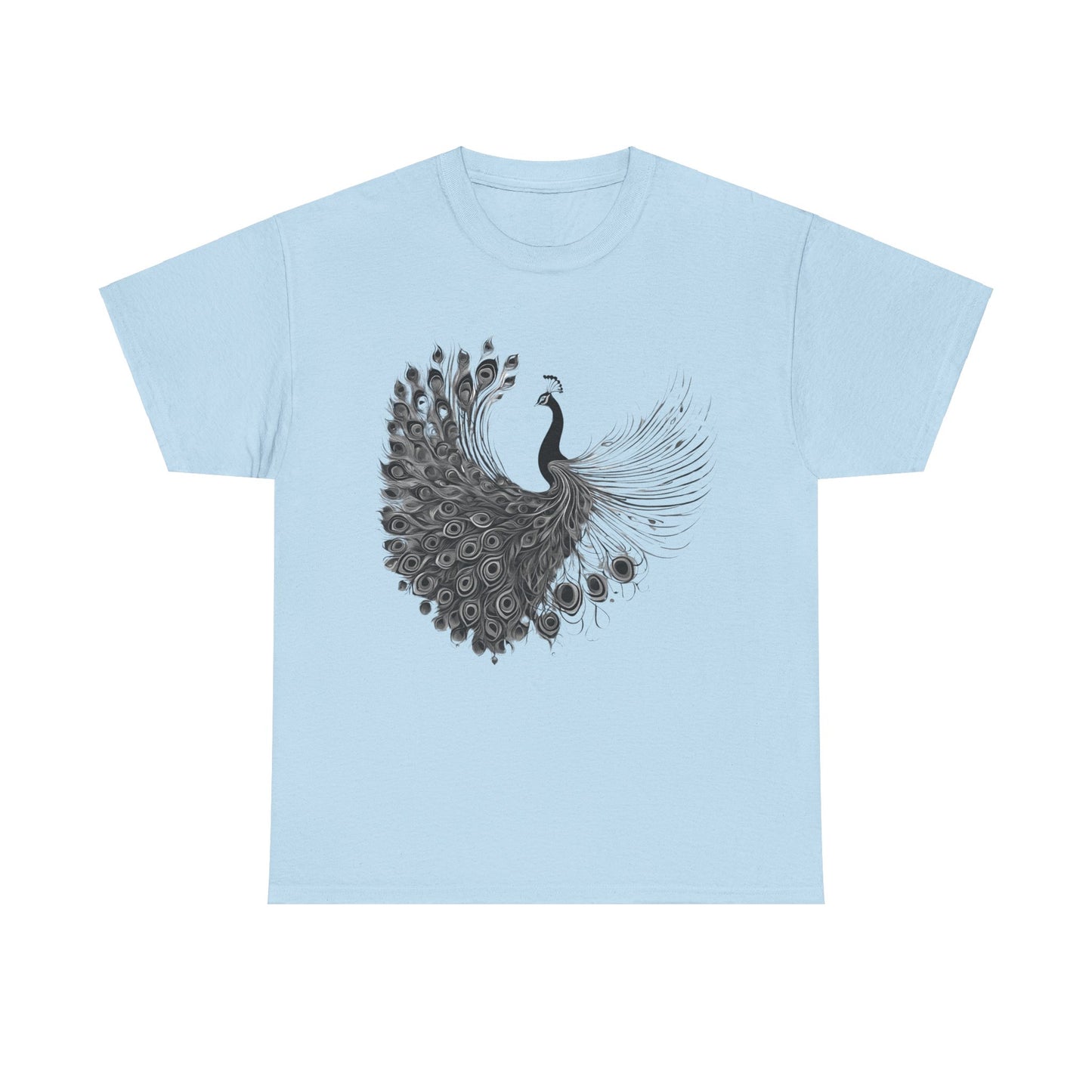 Peacock - Statement Graphic - Unisex Heavy Cotton Tee