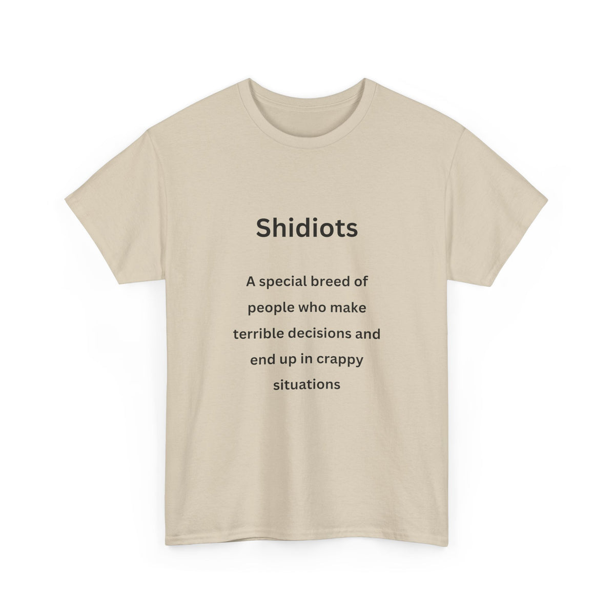 Shidiots - Urban Words - Unisex Heavy Cotton Tee