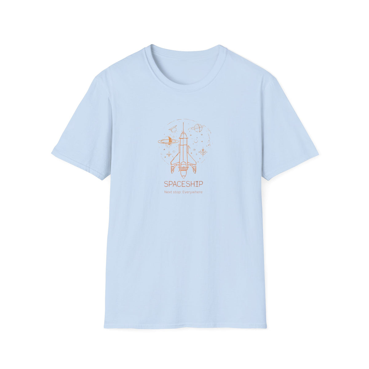 Spaceship - Unisex Softstyle T-Shirt