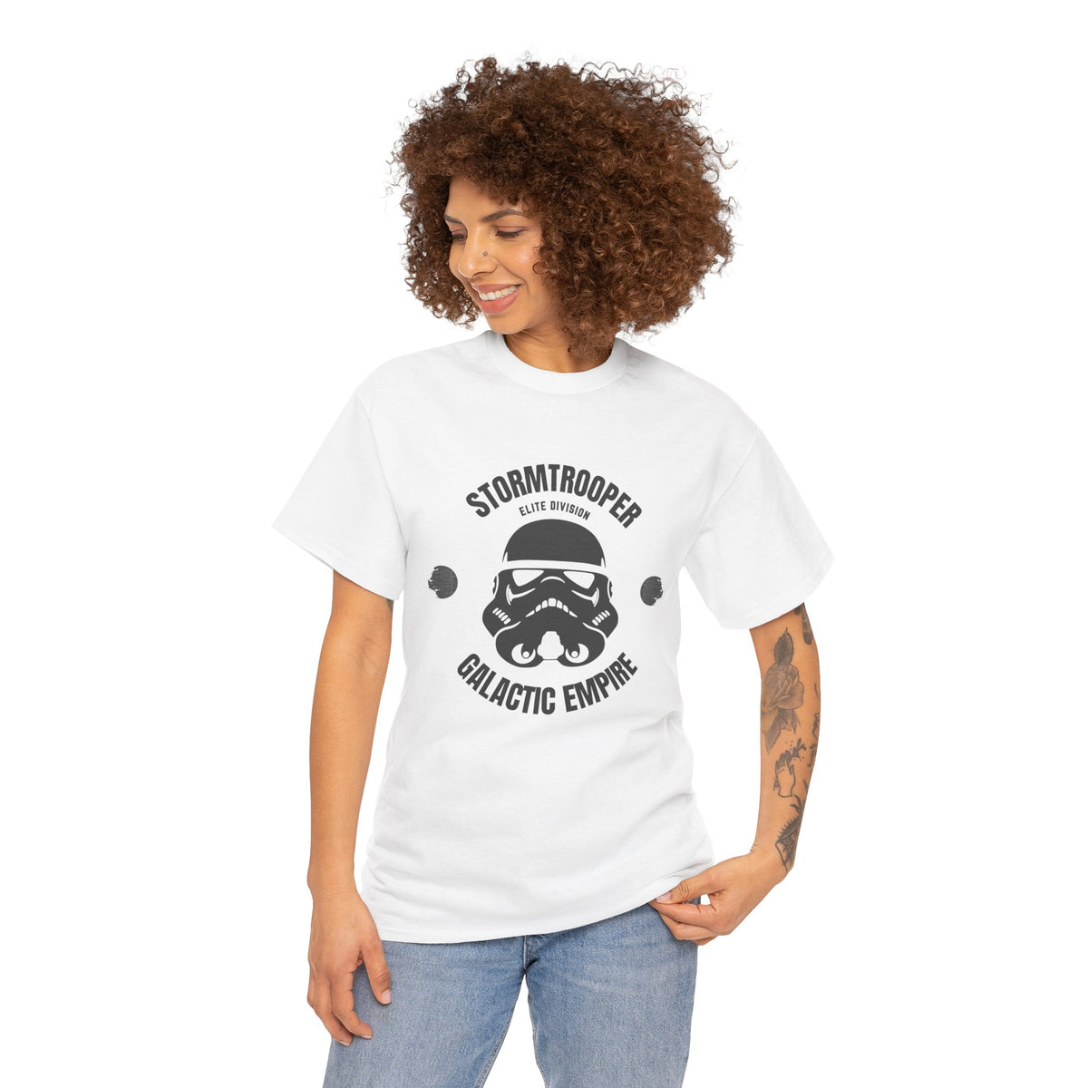 Storm Trooper Galactic Empire (Star Wars) - Modern Vibes -  Unisex Heavy Cotton Tee