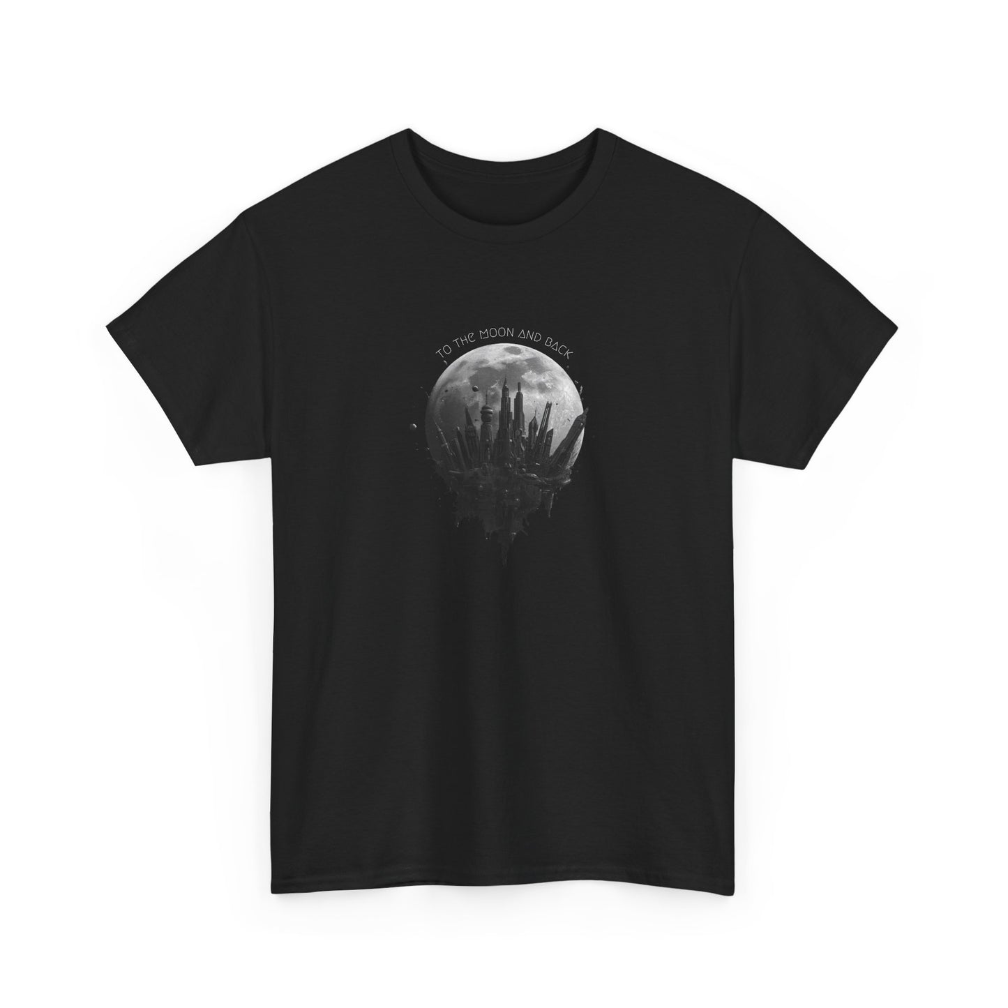 To the Moon and Back- Unisex Heavy Cotton Tee
