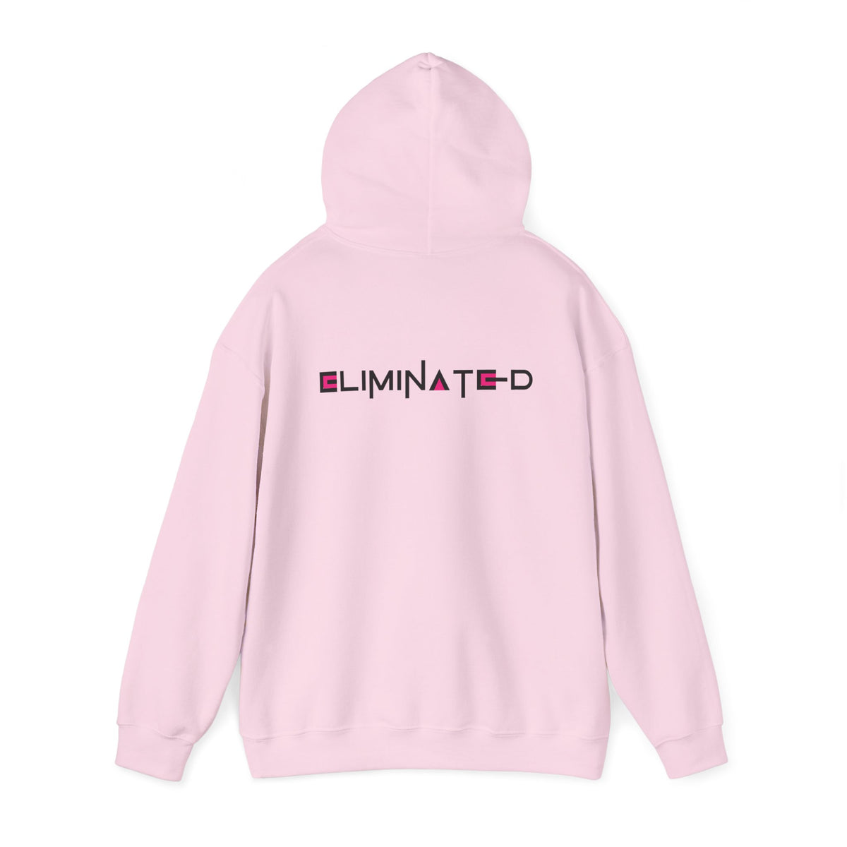 Eliminated (Squid Games) (printed on back) - Modern Vibes - Unisex Heavy Blend™ Hooded Sweatshirt