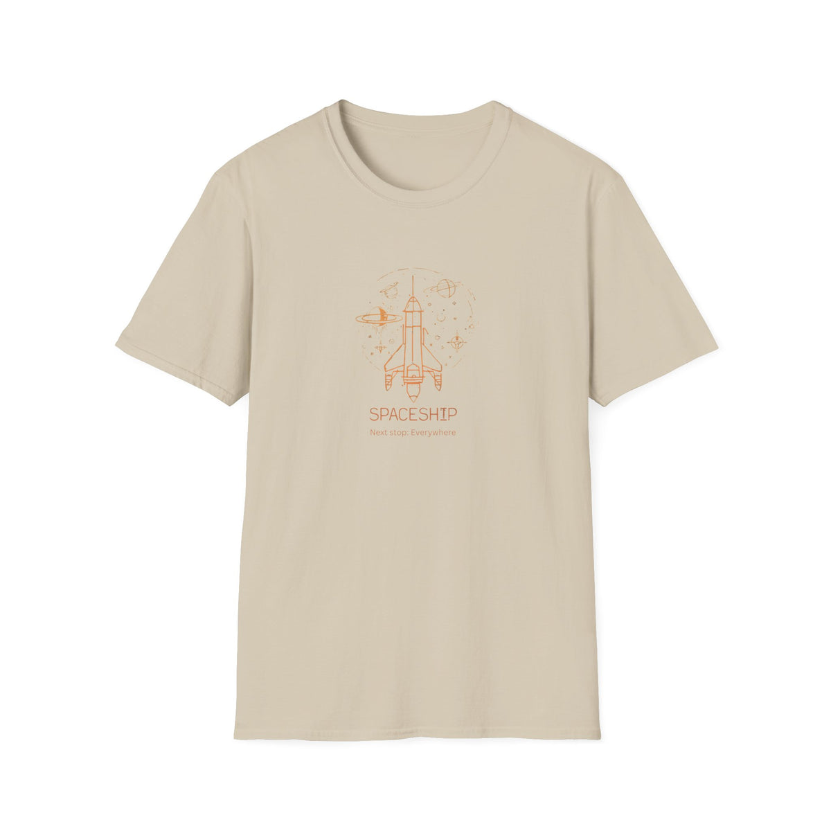 Spaceship - Unisex Softstyle T-Shirt