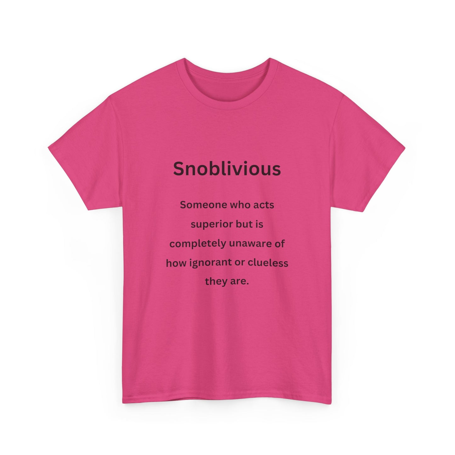 Snoblivious - Urban Words - Unisex Heavy Cotton Tee
