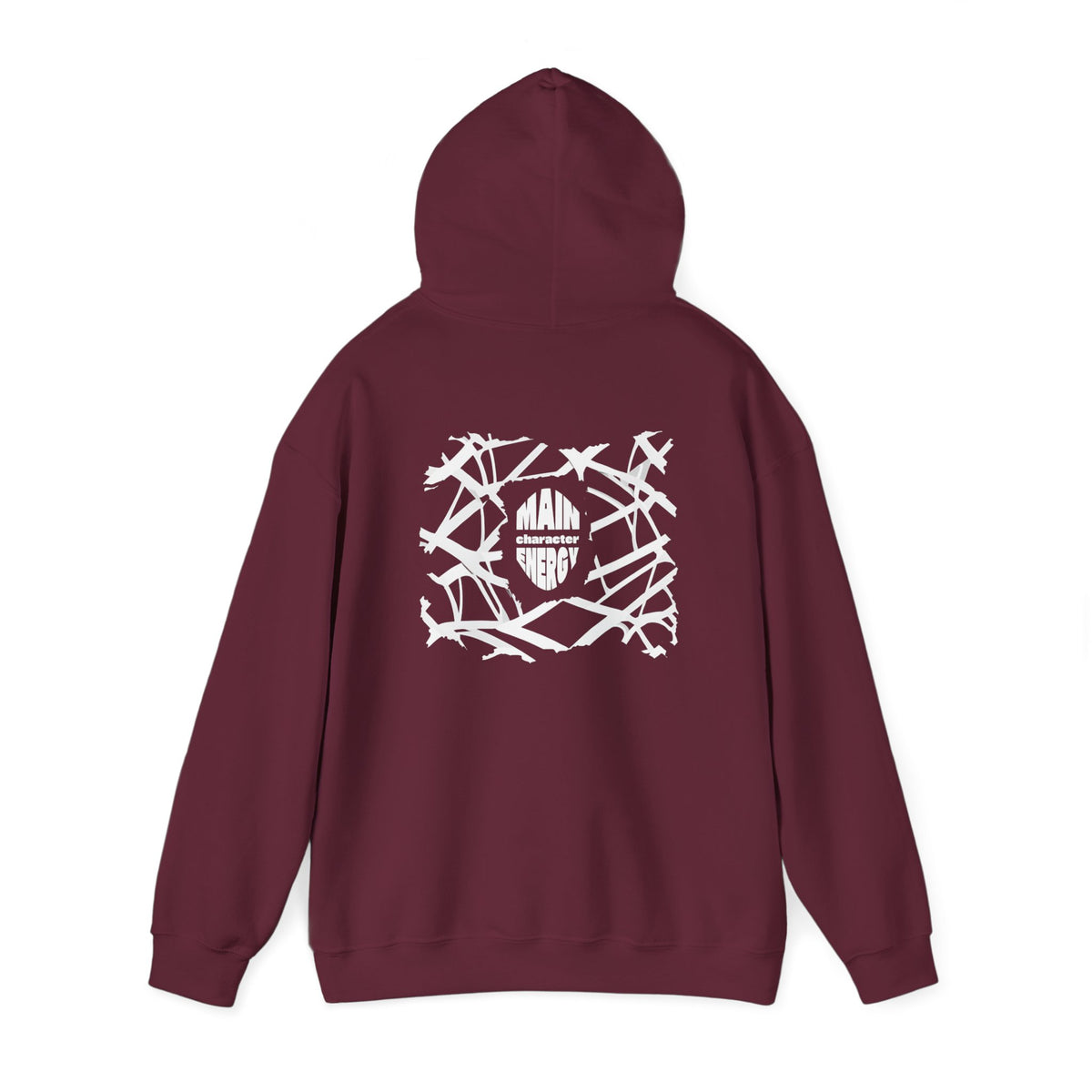 Main Character Energy (printed on back) - Modern Vibes - Unisex Heavy Blend™ Hooded Sweatshirt