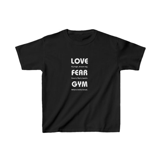 Love Fear Gym - Youth / Kids Heavy Cotton™ Tee