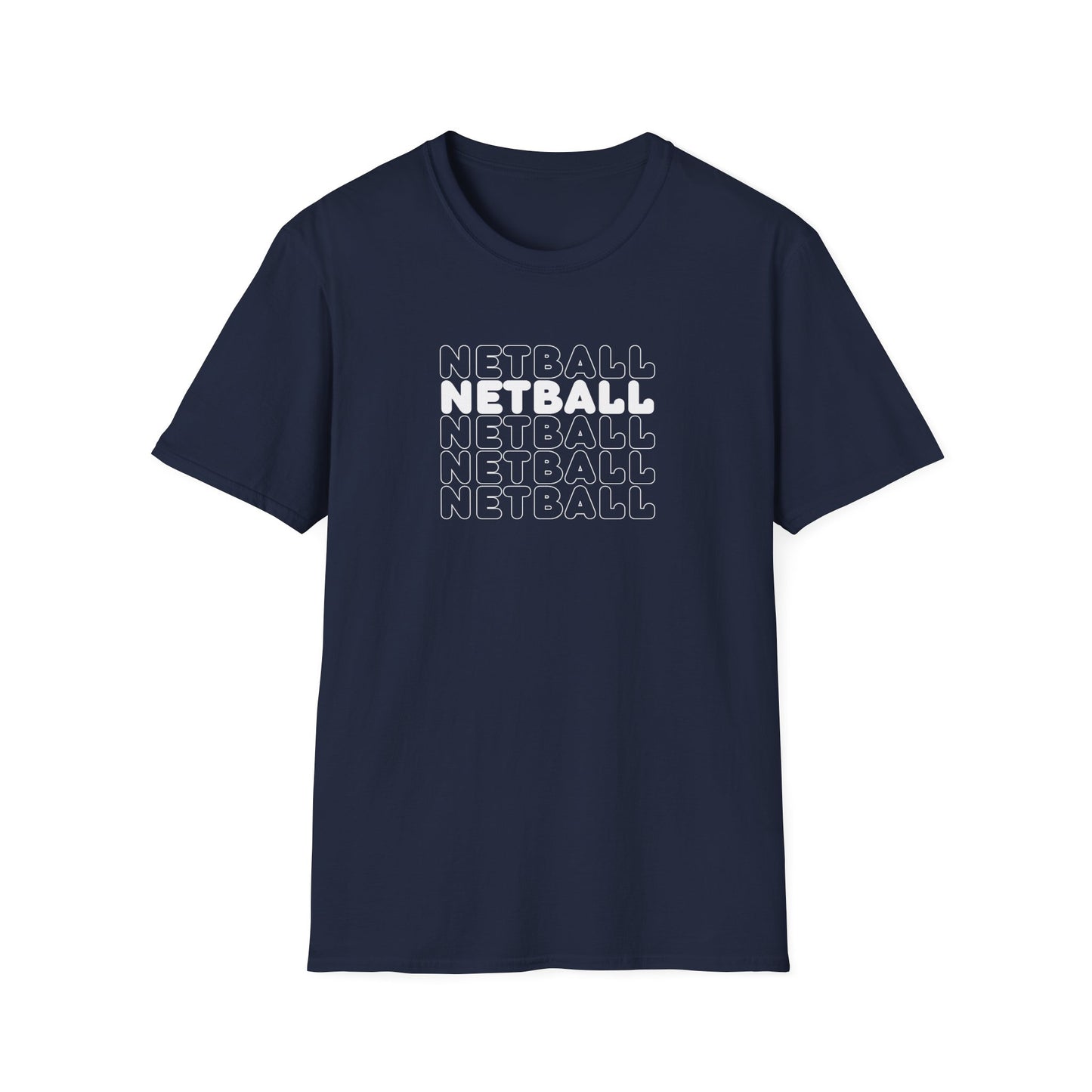 Netball x 5 - Unisex Softstyle T-Shirt