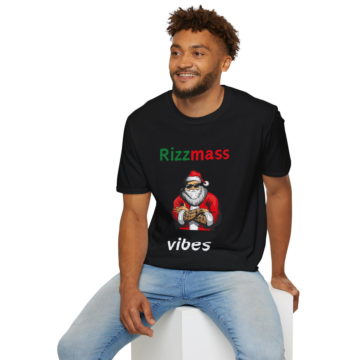 Rizzmass Vibes - Christmas - Unisex Softstyle T-Shirt