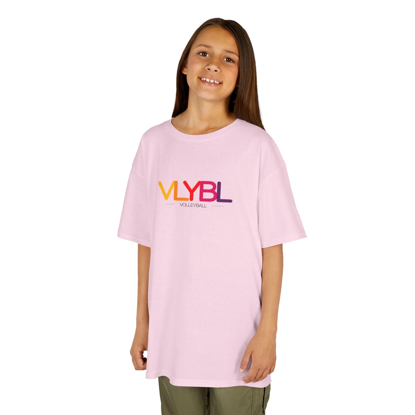 VLYBL Volleyball (reds) - Youth / Kids Heavy Cotton™ Tee