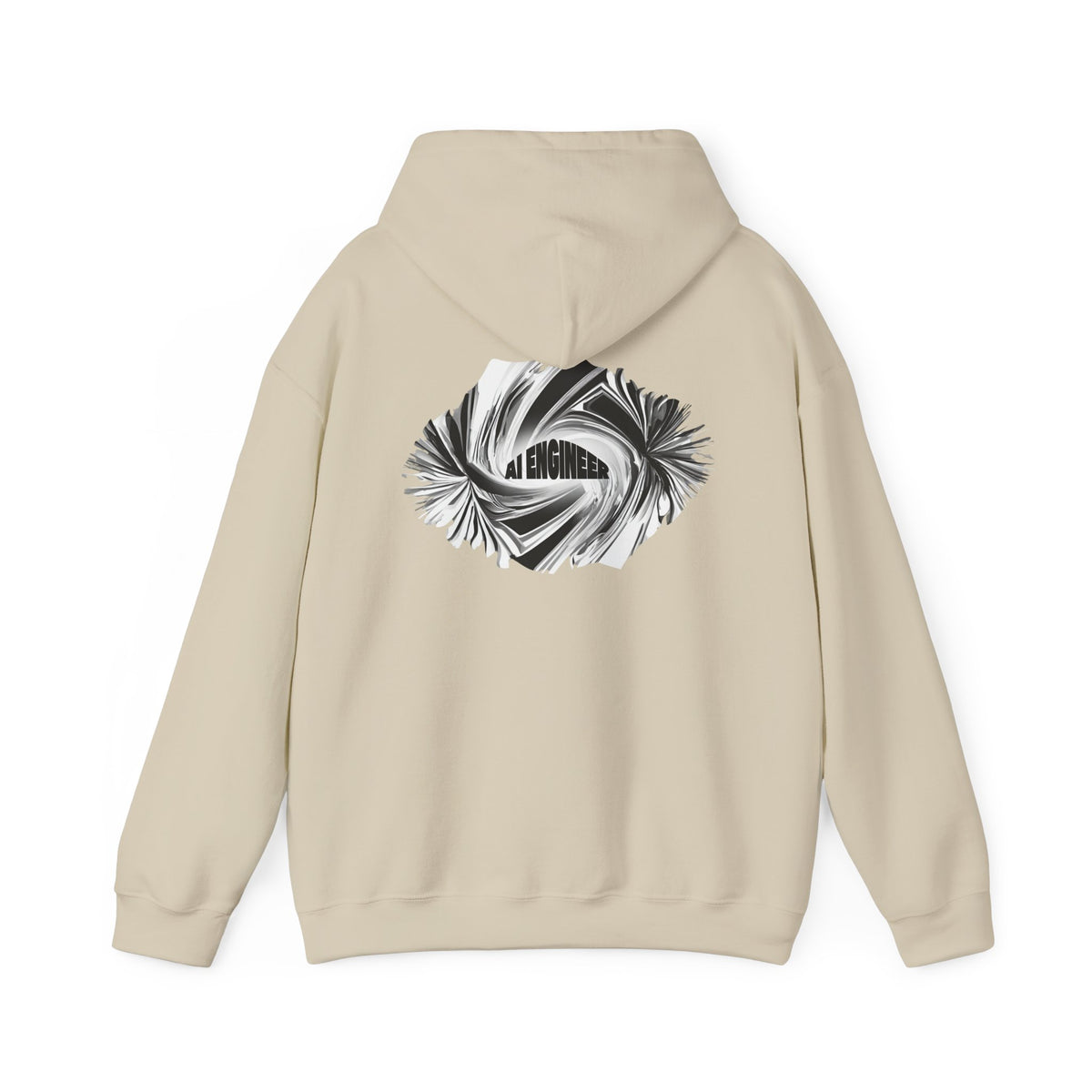 AI Engineer (printed on back) - Modern Vibes - Unisex Heavy Blend™ Hooded Sweatshirt