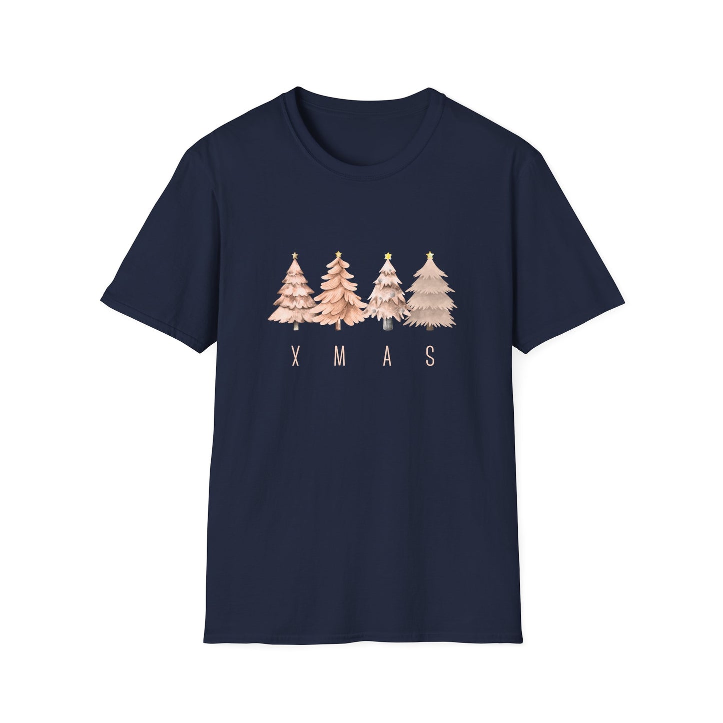 XMAS trees (Neutral) - Unisex Softstyle T-Shirt