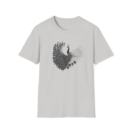 Peacock - Statement graphic - Unisex Softstyle T-Shirt
