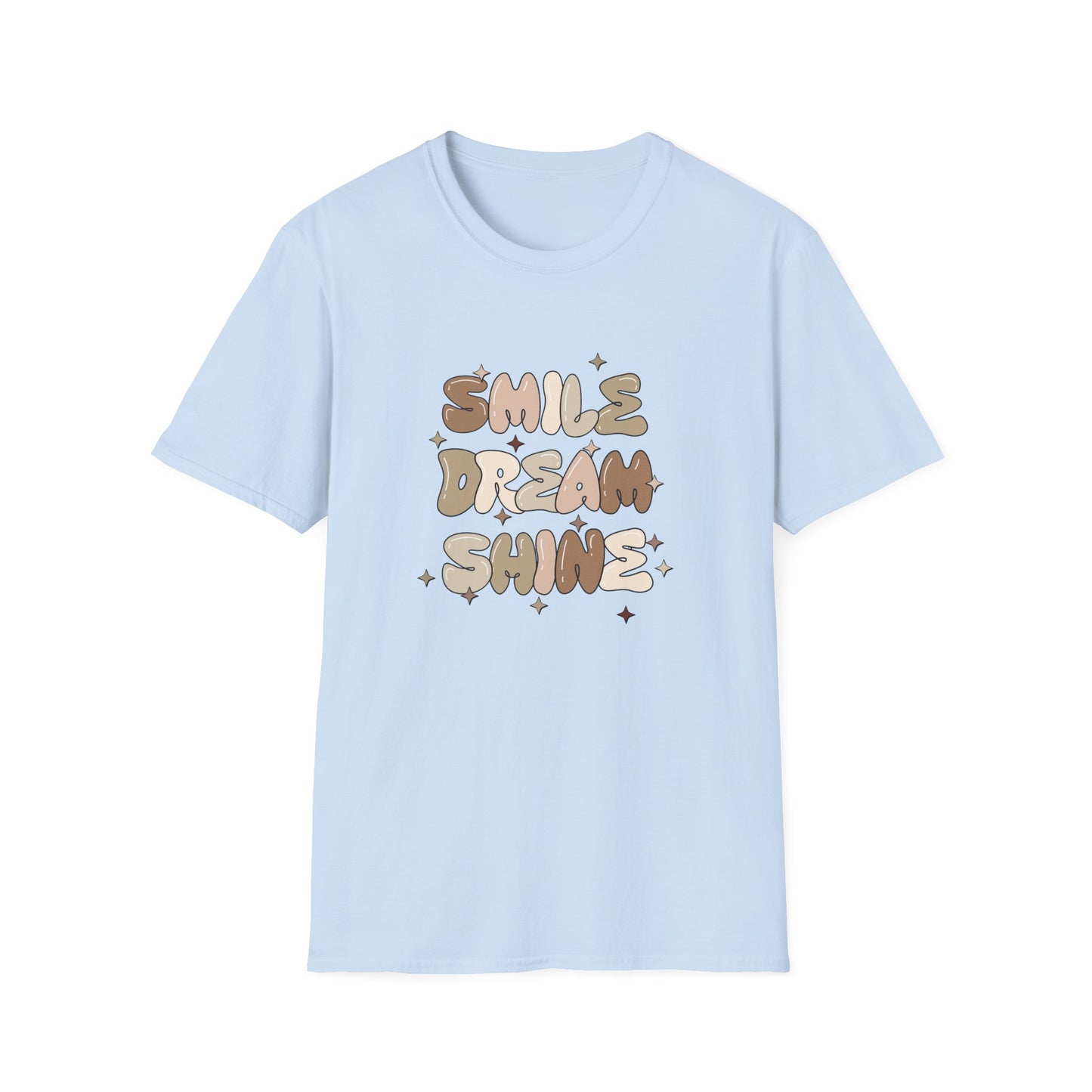 Smile Dream Shine (neutral) - Unisex Softstyle T-Shirt
