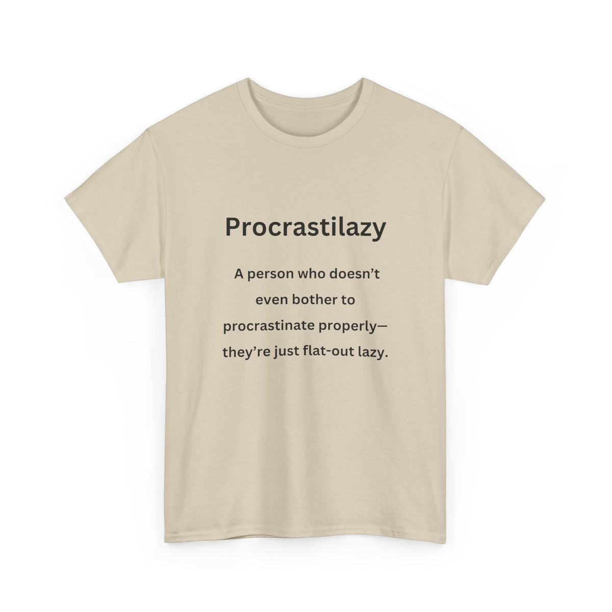 Procrastilazy - Urban Words - Unisex Heavy Cotton Tee