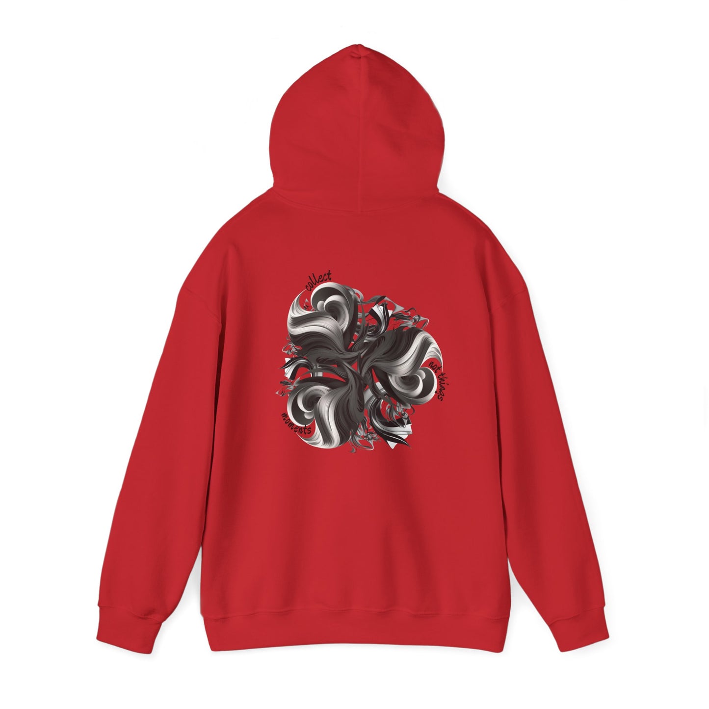 Collect moments not things (printed on back) - Modern Vibes - Unisex Heavy Blend™ Hooded Sweatshirt