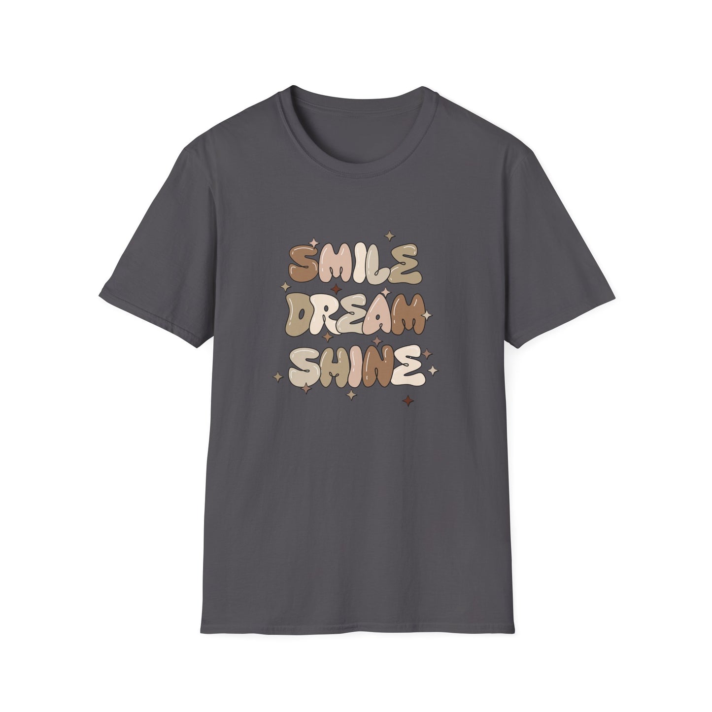 Smile Dream Shine (neutral) - Unisex Softstyle T-Shirt