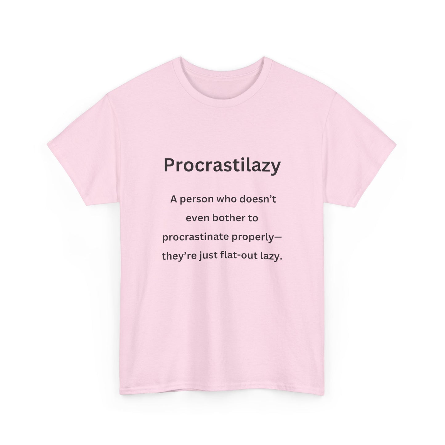 Procrastilazy - Urban Words - Unisex Heavy Cotton Tee