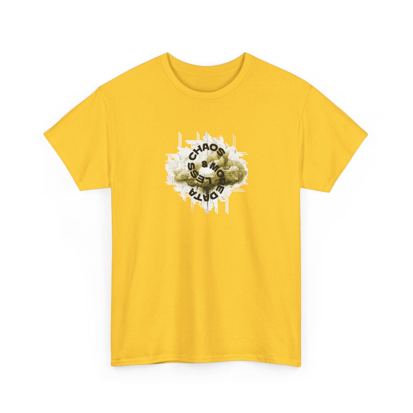Less Chaos, More Data - Unisex Heavy Cotton Tee