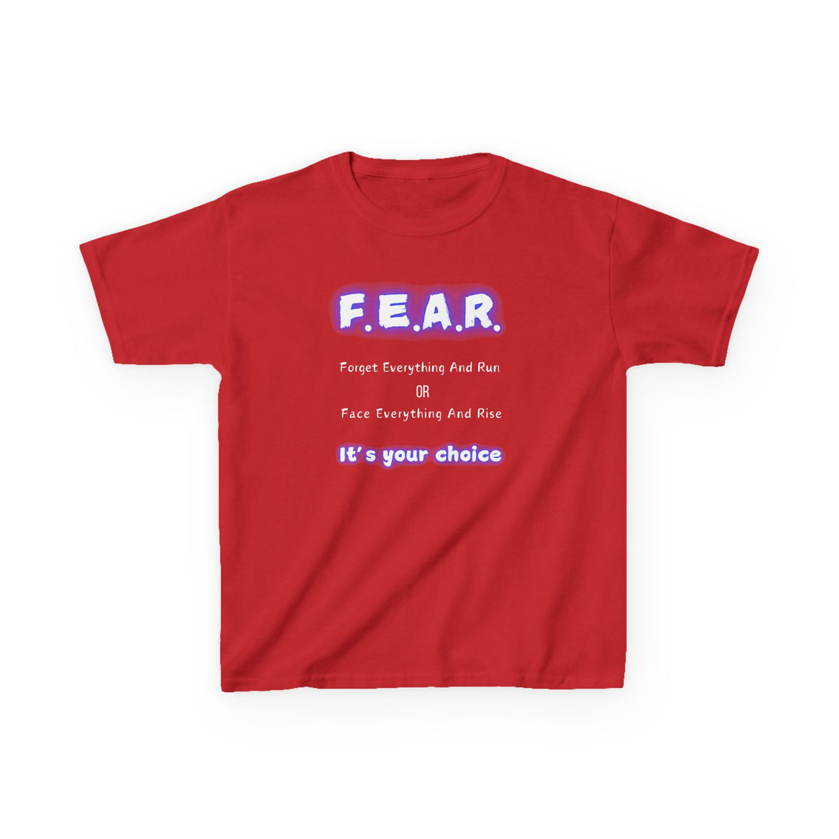 F.E.A.R Face Everything And Rise - Youth / Kids Heavy Cotton™ Tee