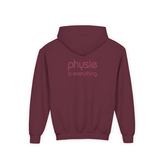 Physie is life (printed on back) - Youth Heavy Blend Hoodie