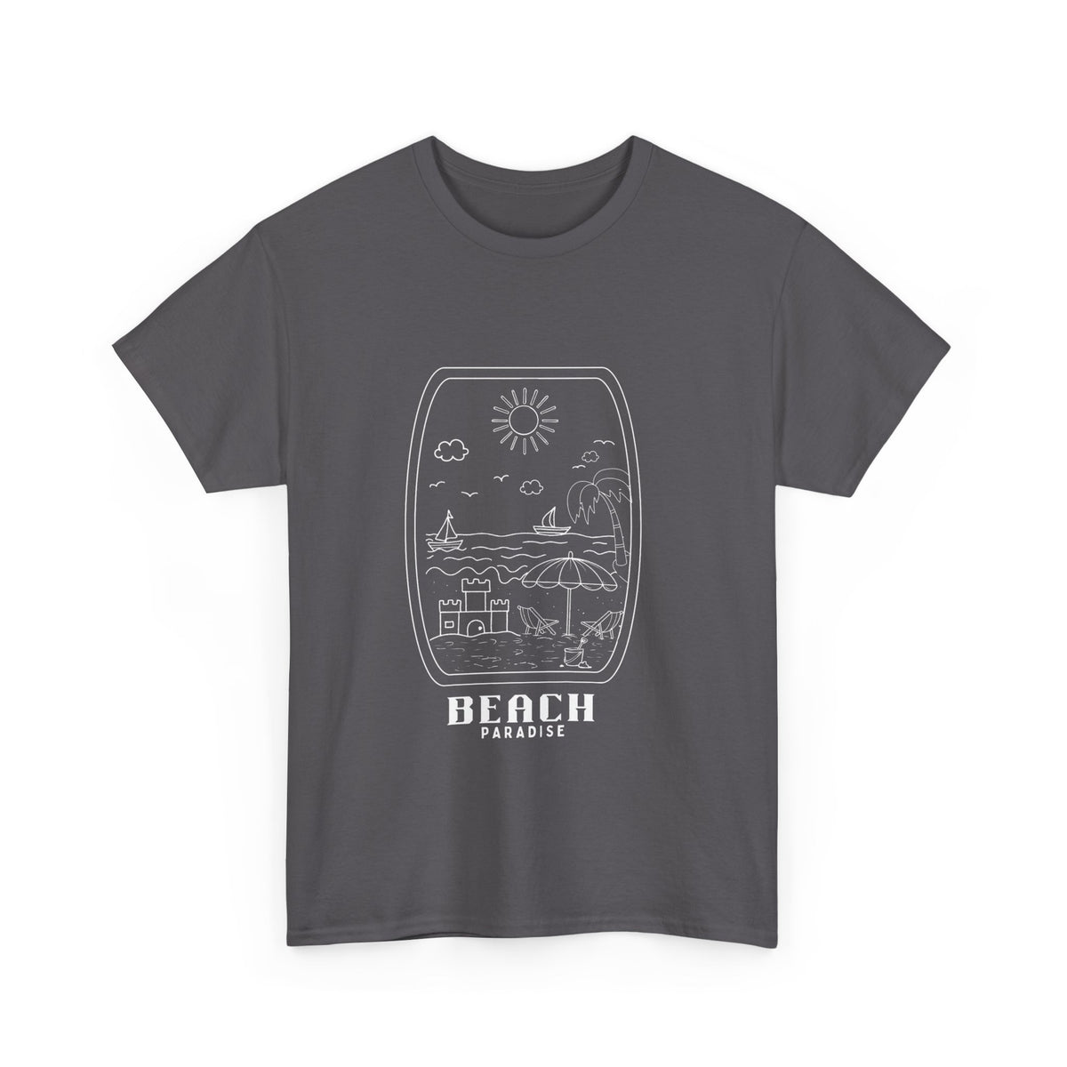Beach Paradise - Unisex Heavy Cotton Tee
