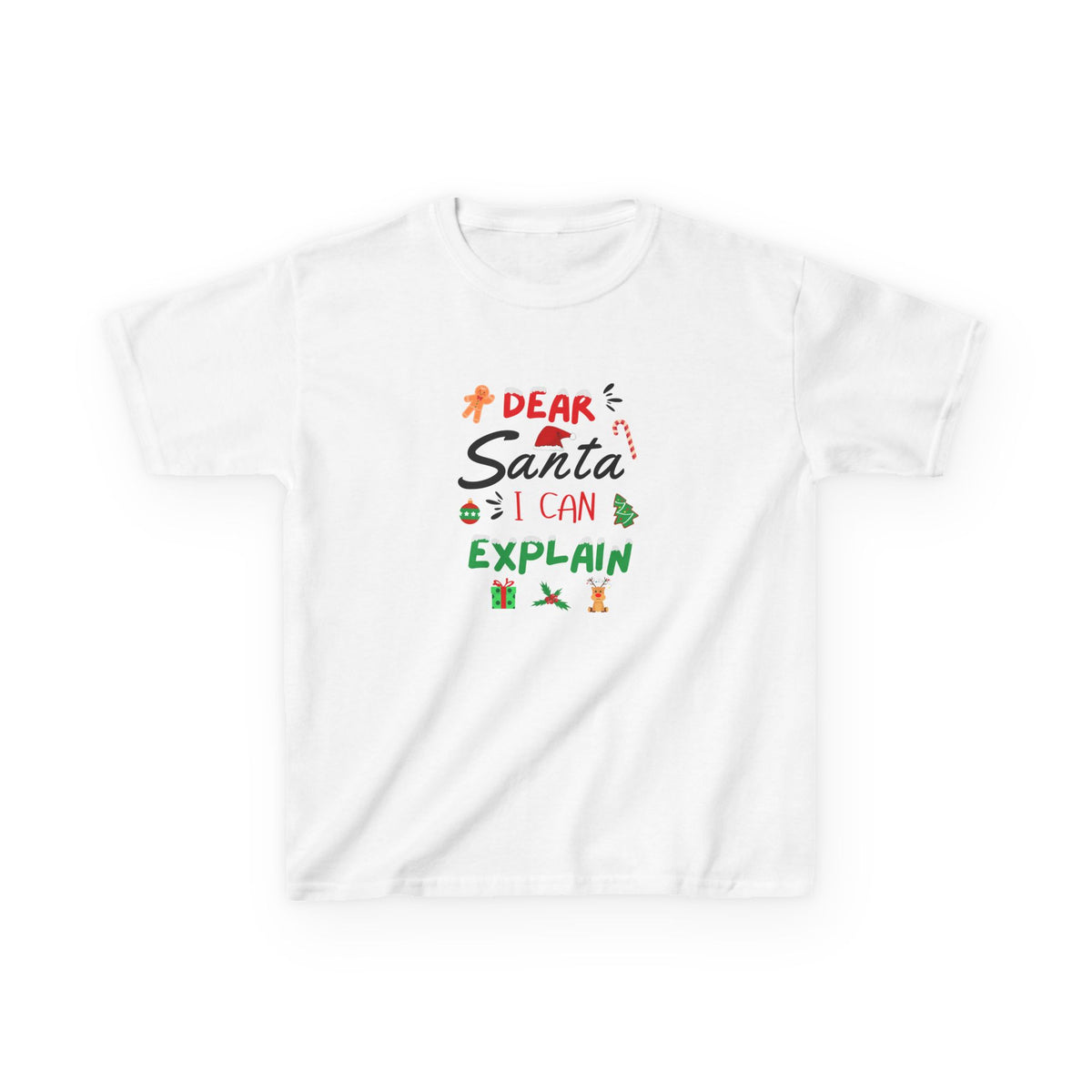 Dear Santa, I can explain - Youth/Kids Heavy Cotton Tee