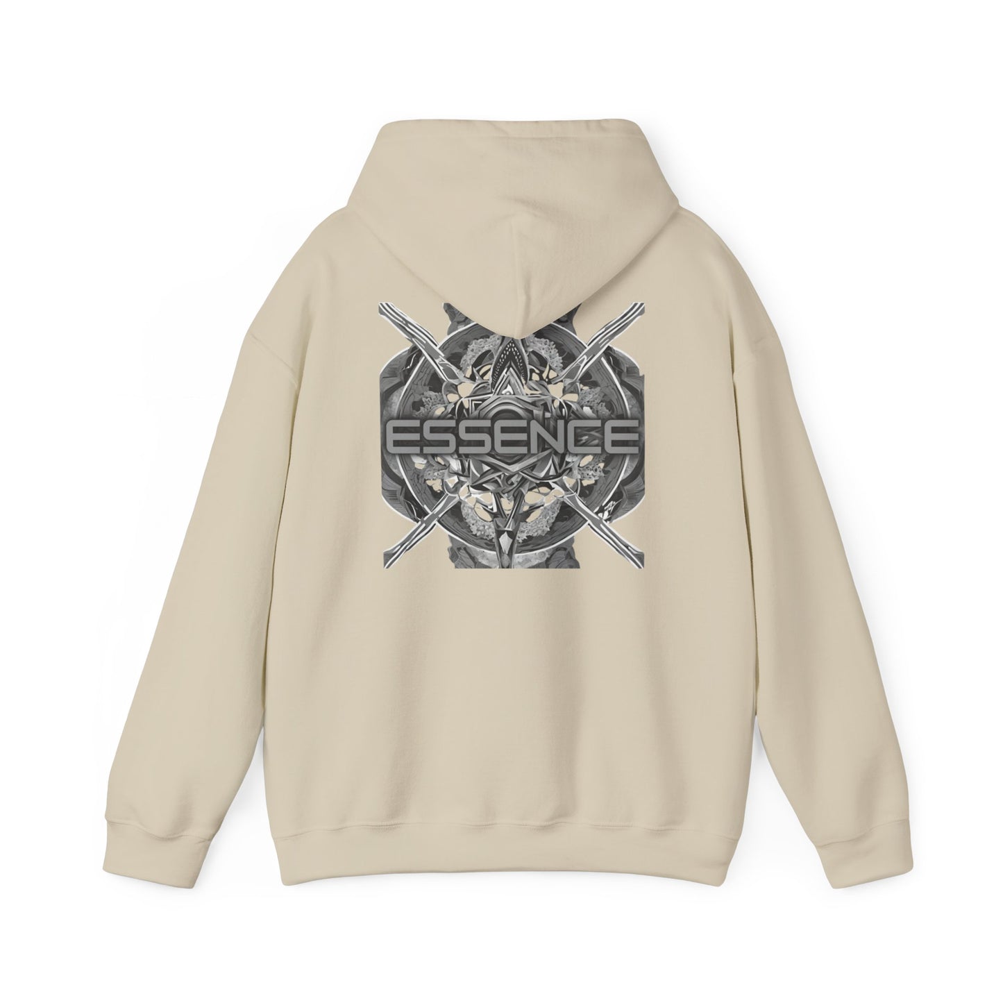 Essence (printed on back) - Statement Graphic - Unisex Heavy Blend™ Hooded Sweatshirt
