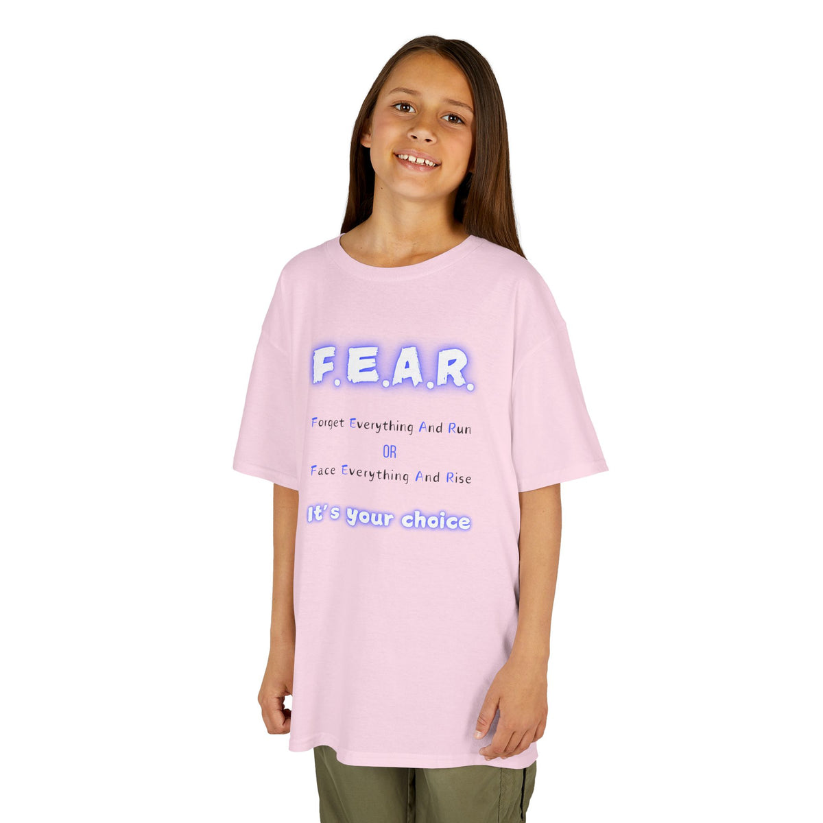 F.E.A.R Face Everything And Rise - Youth / Kids Heavy Cotton™ Tee