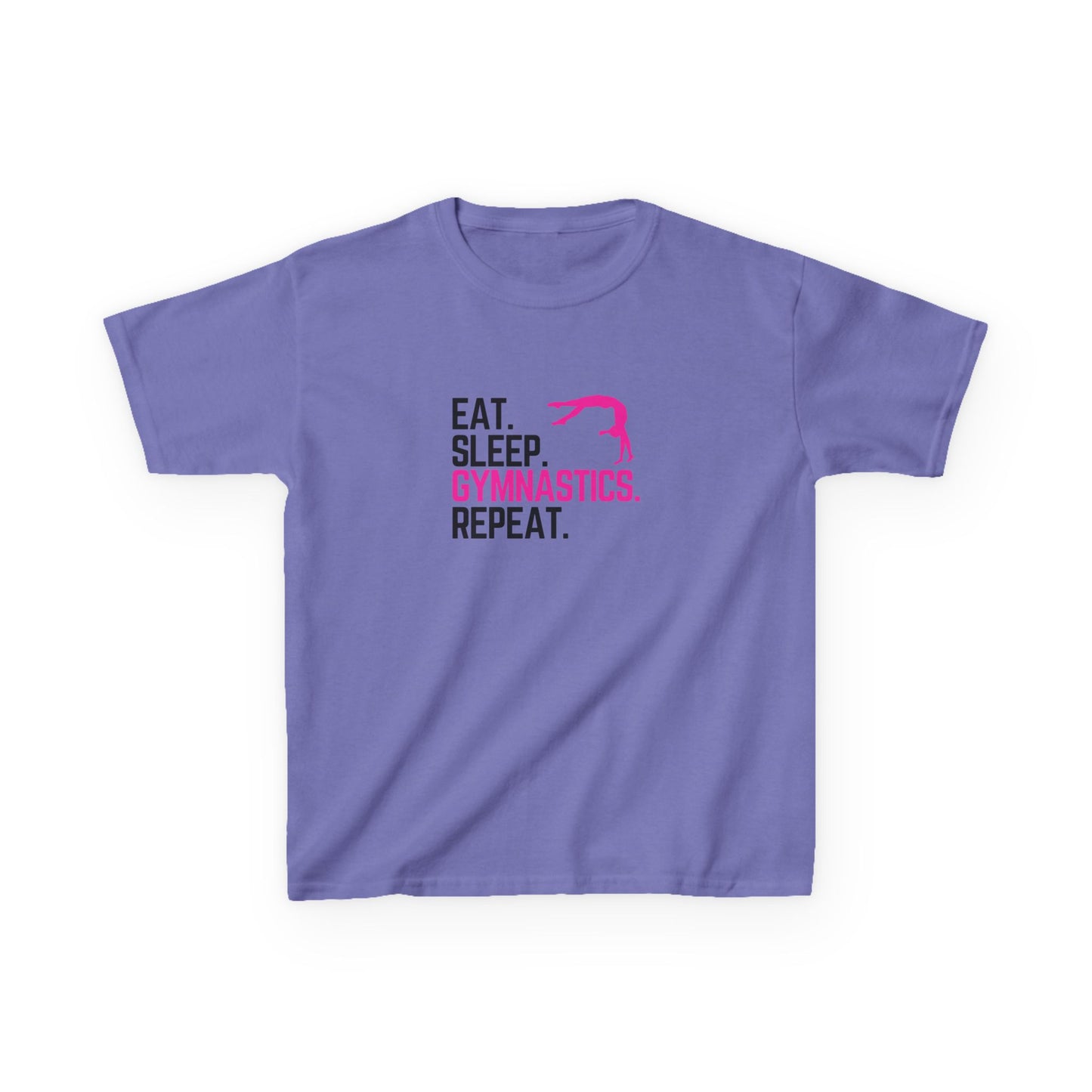 Eat Sleep Gymnastics Repeat - Youth / Kids Heavy Cotton™ Tee