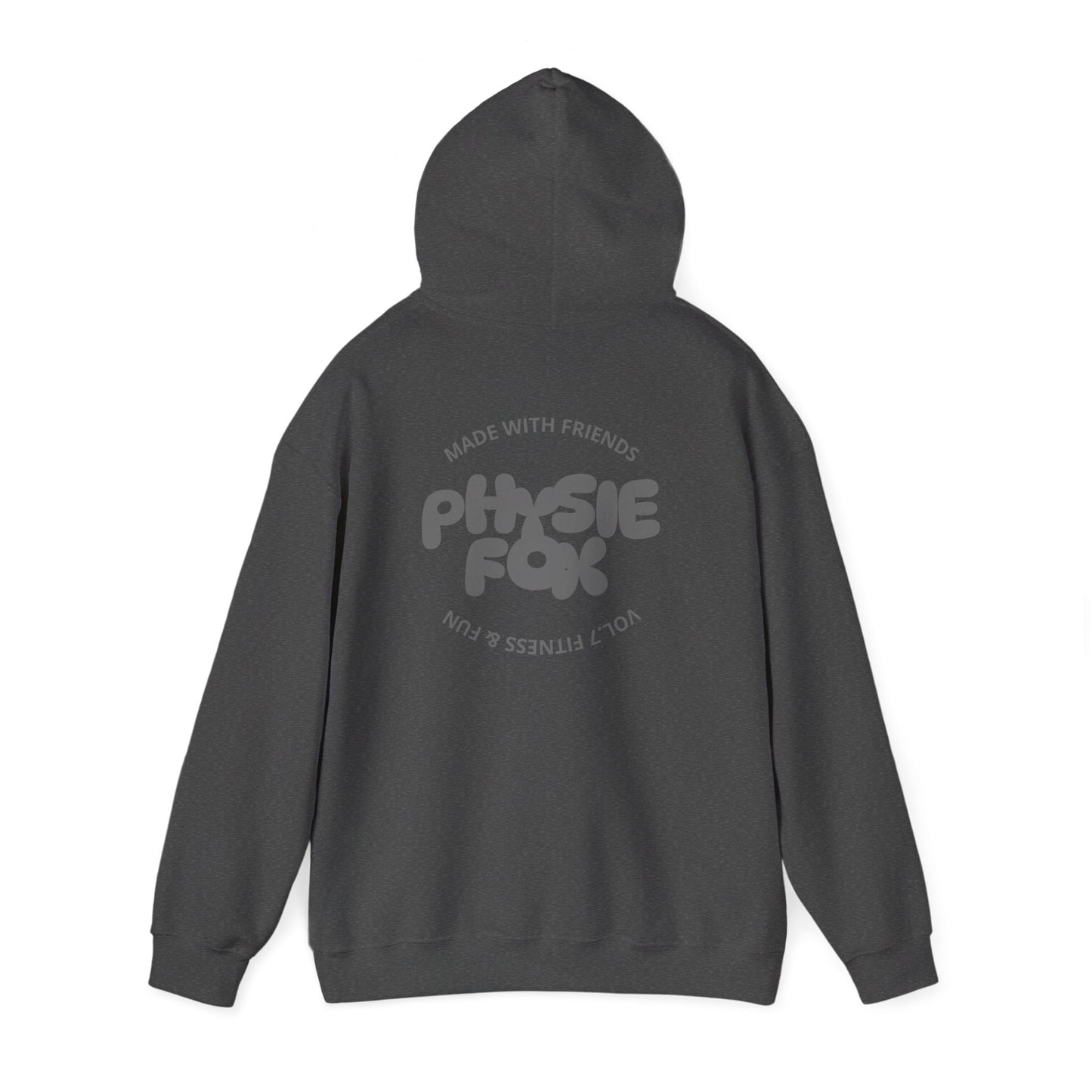 Physie Fox (printed on back) - Unisex Heavy Blend™ Hooded Sweatshirt