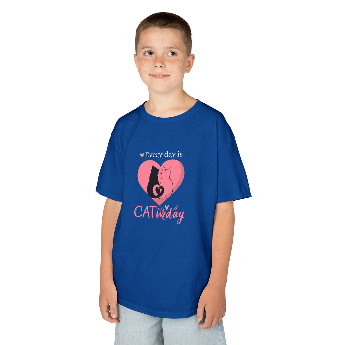 Every day is CATurday - Youth / Kids Heavy Cotton™ Tee