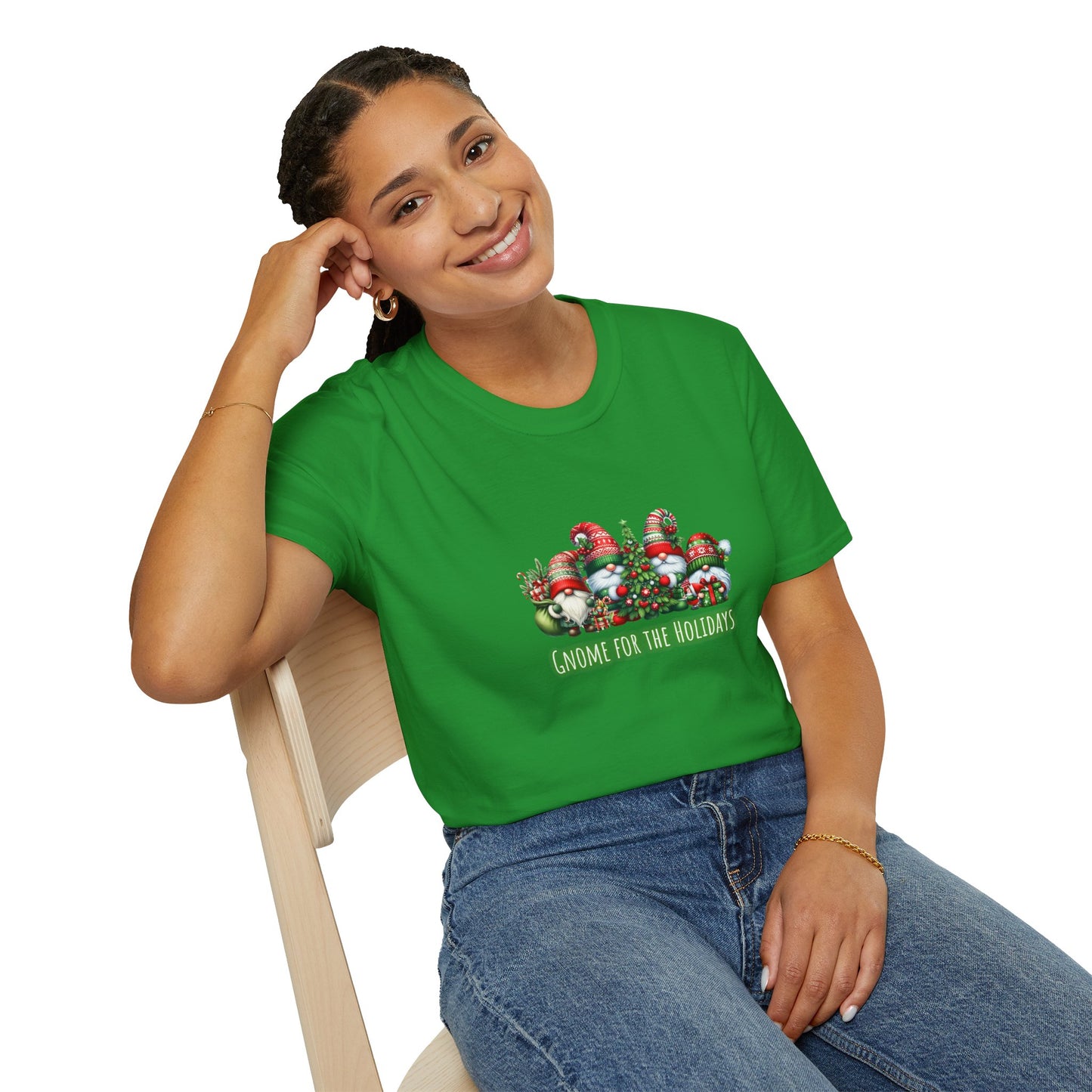 Gnome for the holidays - Unisex Softstyle T-Shirt