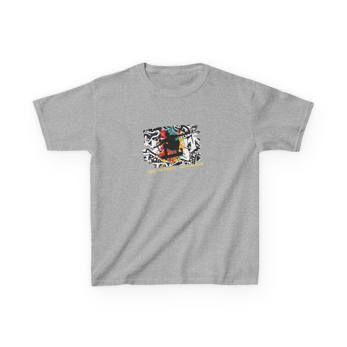 Skate the Streets - Own Your Flow - Youth / Kids Heavy Cotton™ Tee