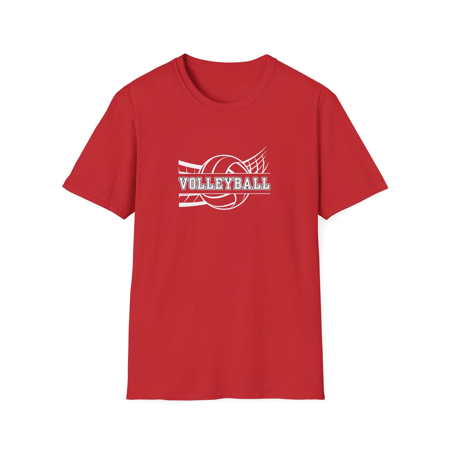 Volleyball (net) - Unisex Softstyle T-Shirt