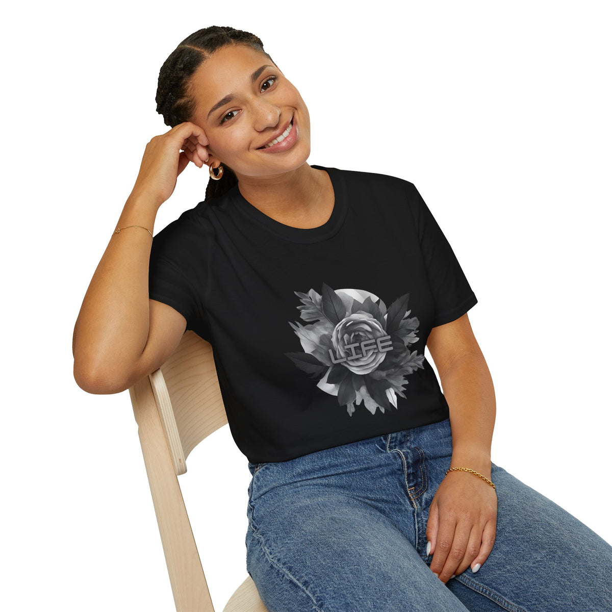 Life - Statement Graphic - Unisex Softstyle T-Shirt