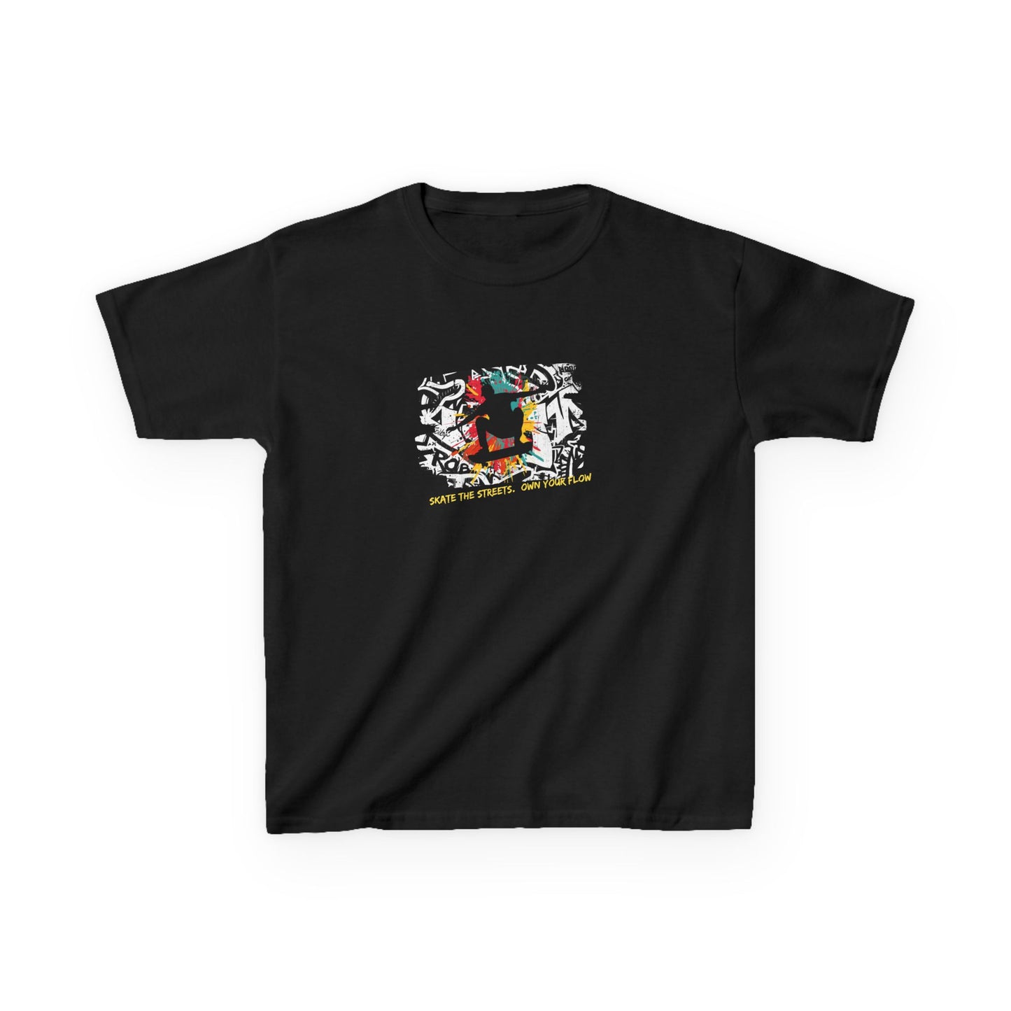 Skate the Streets - Own Your Flow - Youth / Kids Heavy Cotton™ Tee