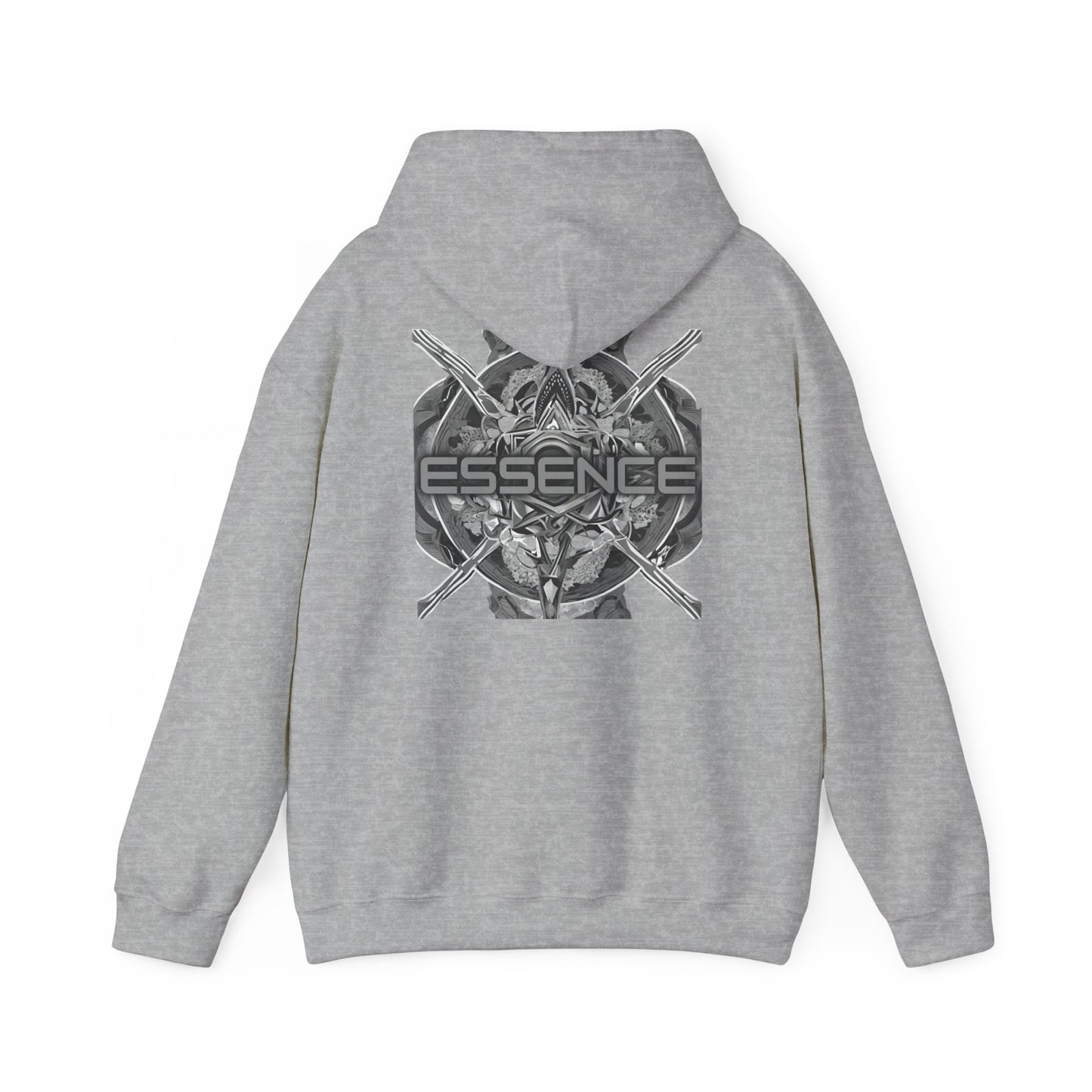 Essence (printed on back) - Statement Graphic - Unisex Heavy Blend™ Hooded Sweatshirt