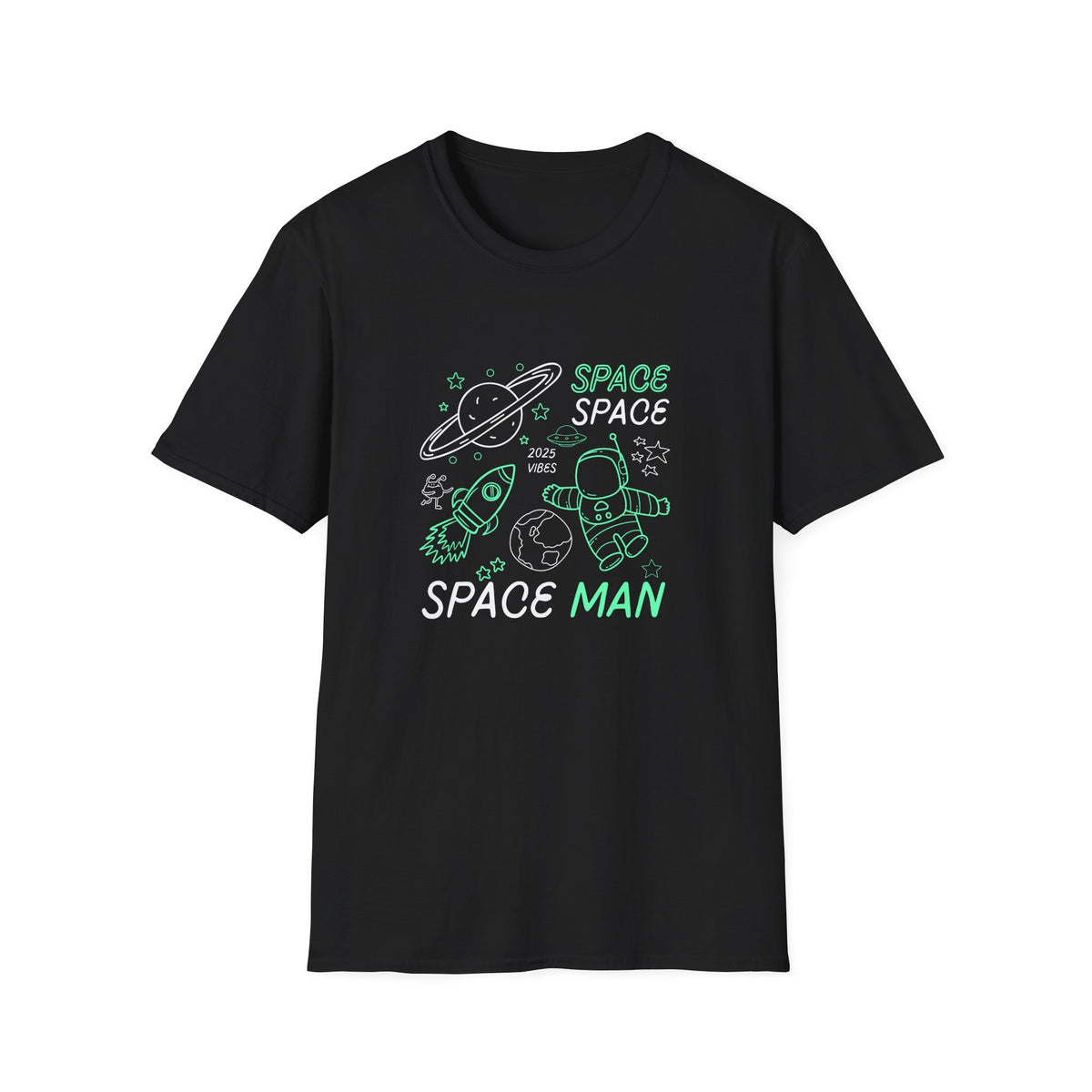 Space Man - Unisex Softstyle T-Shirt