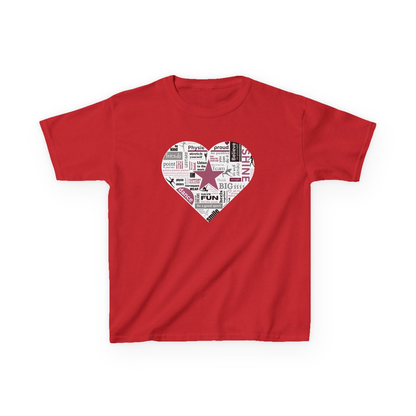 Physie Inspiration Heart - Youth / Kids Heavy Cotton™ Tee